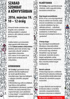 Húsvéti Szabad szombat a könyvtárban.jpg Húsvéti Szabad szombat a könyvtárban.jpg